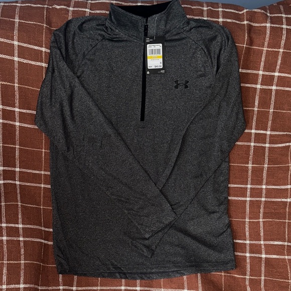 Under Armour Other - Under Armour Charcoal Quarter-Zip Top